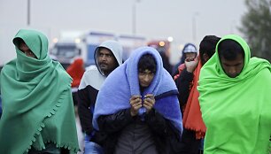 Vien tik &scaron;e&scaron;tadienio rytą į Austriją i&scaron; Vengrijos atvyko apie 3 tūkst. migrantų
