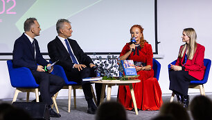 Laimos Lavastės knygos &bdquo;Prezidentas Gitanas Nausėda: i&scaron; arti&ldquo; pristatymas