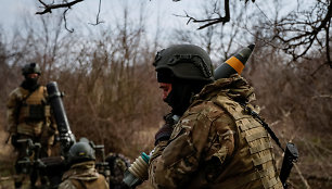 „Rusijos laisvės“ legiono kariai fronto linijoje Ukrainoje