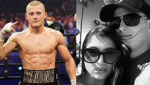 Eimantas Stanionis ir jo žmona Emilija