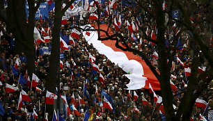 Protestai Lenkijoje