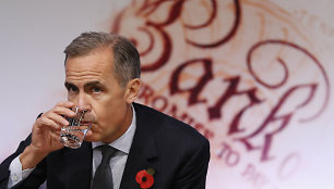 Anglijos banko vadovas Markas Carney