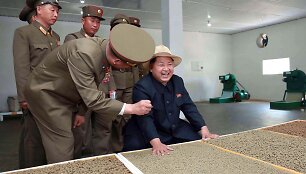 &Scaron;iaurės Korėjos lyderis Kim Jong Unas