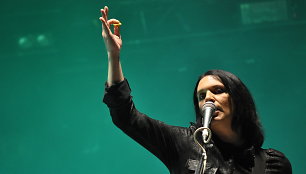 Grupė „Placebo“ / Festivalis „Positivus 2015“ / Pauliaus Krampo nuotr.