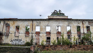 Nacių karininkų namai ir gelžbetoninė Hitlerio ložė. Lenkija