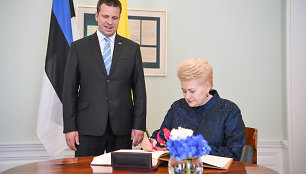 Dalia Grybauskaitė ir Juris Ratas