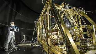 Kuriamas JWST kosminis teleskopas