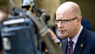 Čekijos ministras pirmininkas Bohuslavas Sobotka