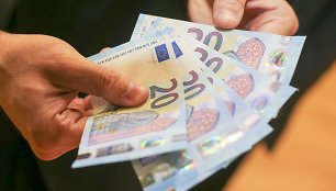 Lietuvos bankas pristatė naują 20 eurų banknotą