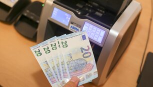 Lietuvos bankas pristatė naują 20 eurų banknotą