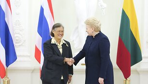 Dalia Grybauskaitė susitiko su oficialaus vizito į Lietuvą atvyksia Tailando princese Maha Chakri Sirindhorn