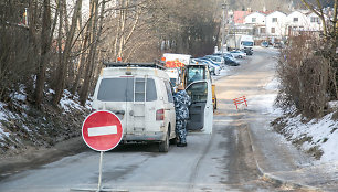 Vilniuje nuo šalčio trūko vandentieko vamzdis