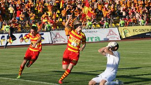 Baltstogės „Jagiellonia“ nugalėjo Pakruojo „Kruoją“ – 0:1