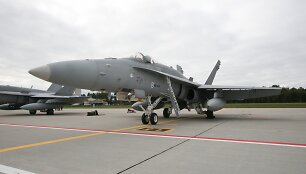 Baltijos &scaron;alių oro padangėje treniravosi NATO sąjungininkų karinės oro pajėgos