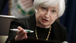 JAV Federalinio iždo banko vadovė Janet Yellen