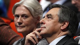 Penelope Fillon ir Francois Fillonas