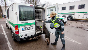 Policijos kinologė Rasa Dykinaitė