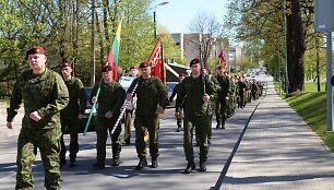 Raseinių mieste atkurta karių savanorių kuopa