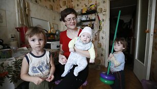Svetlana Davydova su vaikais
