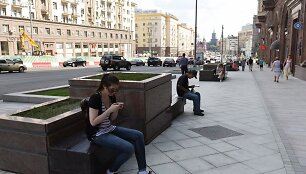 Maskvos centre vyksta rekonstrukcijos darbai