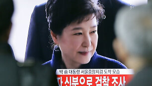 Pietų Korėjos prezidentė Park Geun-hye