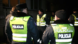 Policijos reido akimirkos
