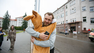 Antanas Kavaliauskas ir zuikis