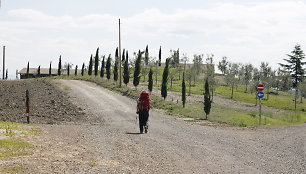 „Via Francigena“ kelyje nesutiksite daug turistų