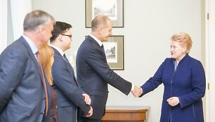 Dalia Grybauskaitė  susitiko su akademine bendruomene