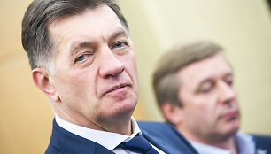 Algirdas Butkevičius ir Ramūnas Karbauskis 