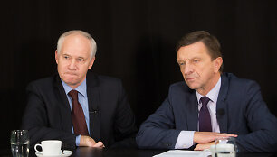 Algirdas Monkevičius ir Petras Bar&scaron;auskas