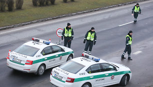 Policijos reidas Geležinio Vilko gatvėje