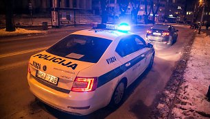 Naktinis Vilniaus kelių policijos reidas