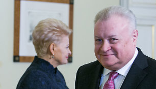 Dalia Grybauskaite ir Aleksandras Udalcovas