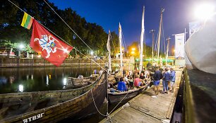 Klaipėdoje sutikta 15 istorinių laivų flotilė