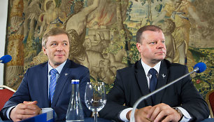 Ramūnas Karbauskis, Saulius Skvernelis