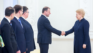 Dalia Grybauskaitė ir Saulius Skvernelis