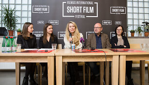 11-ojo Vilniaus taprtautinio trumpųjų filmų festivalio spaudos konferencija