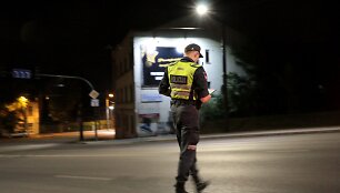 Naktinis policijos budėjimas Kaune