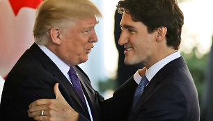 Justinas Trudeau ir Donaldas Trumpas