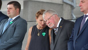 Lyda Lubienė ir Vytautas Landsbergis