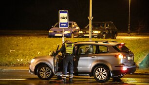 Policijos reido akimirka