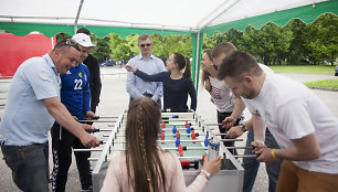 Labdaringas stalo futbolo turnyras