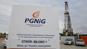 Lenkijos dujų bendrovės &bdquo;PGNiG&ldquo; teritorija