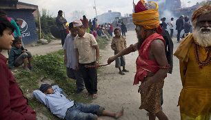 Nepalas po galingo žemės drebėjimo