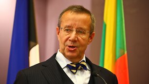 Estijos prezidentas Toomas Hendrikas Ilvesas.