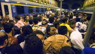 Pabėgėliai Kelečio stotyje