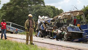 Autobuso avarija Zimbabvėje
