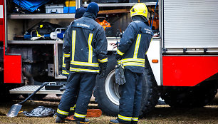 Cheminis incidentas sostinės Žolyno gatvės diaugiabutyje