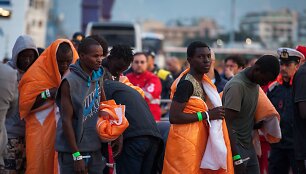 Italiją nuo antradienio pasiekė beveik 6 tūkst. migrantų
